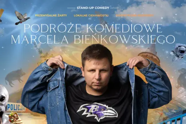 Podróże Komediowe Marcela Bieńkowskiego- przemyślane żarty, lokalne ciekawostki, sympatyczne rozmowy