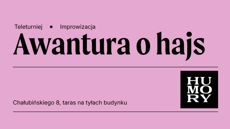 Awantura o hajs – teleturniej improwizowany