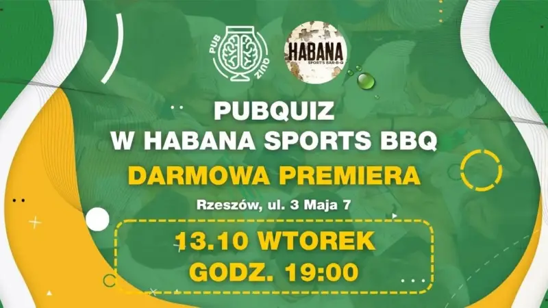 PubQuiz w HABANA Sports BBQ