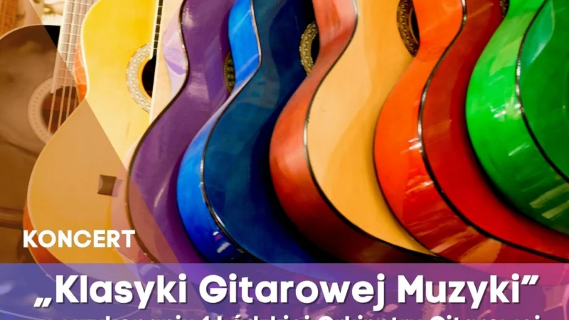 „Klasyki Gitarowej Muzyki” KONCERT 1 Łódzkiej Orkiestrowy Gitarowej