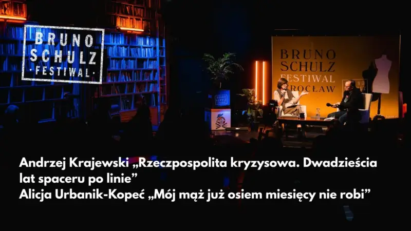 Andrzej Krajewski i Alicja Urbanik-Kopeć w rozmowie „Rzeczpospolita kryzysowa” i „Mój mąż…” | BSF 2026