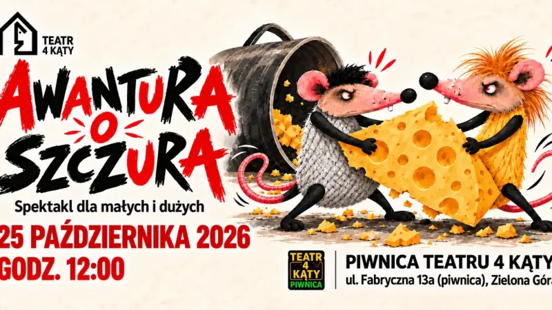 Awantura o szczura I Familijny spektakl Teatru 4 Kąty