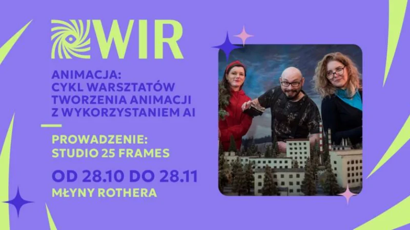 ANIMACJA: cykl warsztatów tworzenia animacji z wykorzystaniem AI