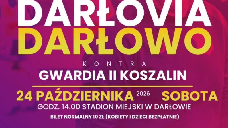 Mecz: Darłovia Darłowo vs Gwardia II Koszalin