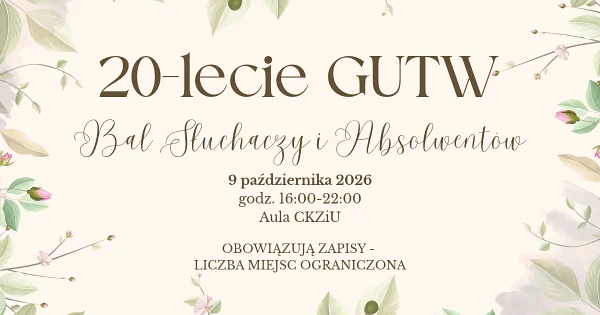 Bal Słuchaczy i Absolwentów GUTW