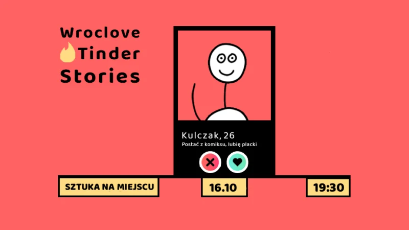 Zaspani + Goście – „Tinder Wroclove Stories” – impro spektakl