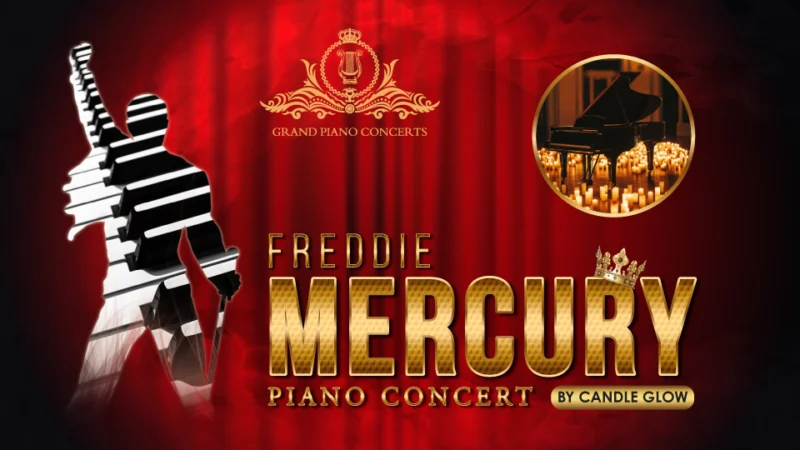 Freddie Mercury Solo Piano Concert By Candle Glow we Wrocławiu