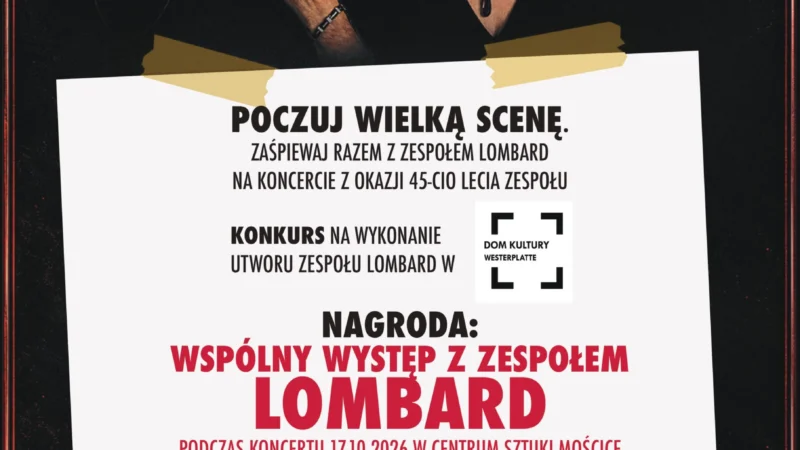 „Poczuj wielką scenę” – konkurs