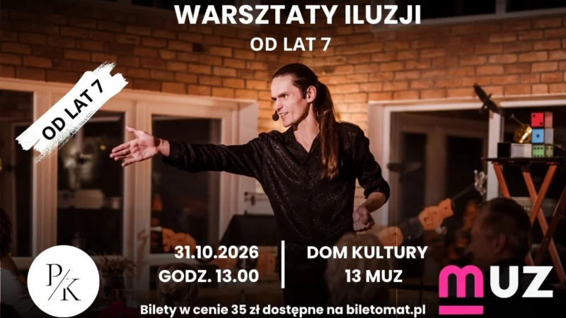 Warsztaty iluzji dla dzieci i młodzieży od lat 7