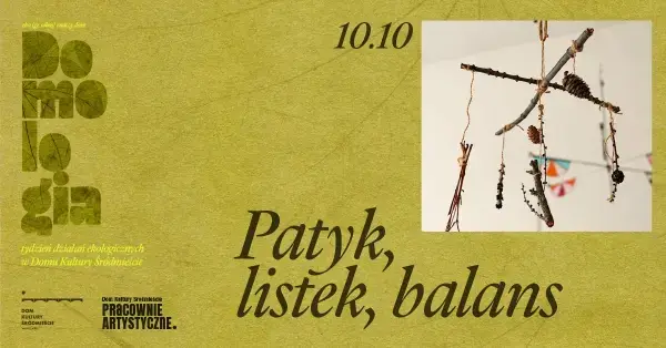 Patyk, listek, balans • Twórczy spacer dla dzieci
