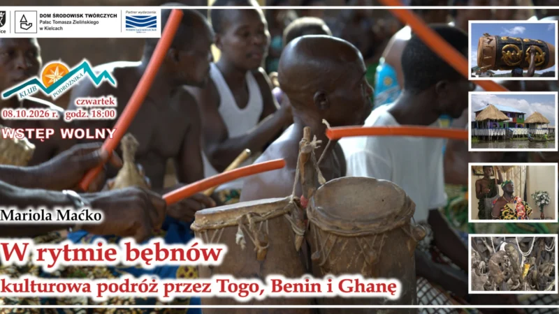 Klub podróżnika: W rytmie bębnów – kulturowa podróż przez Togo, Benin i Ghanę. Spotkanie z Mariolą Maćko