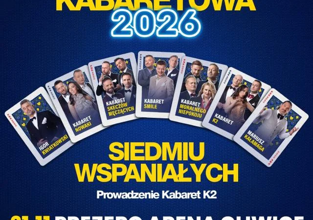 Polska Noc Kabaretowa 2026 – Siedmiu wspaniałych!
