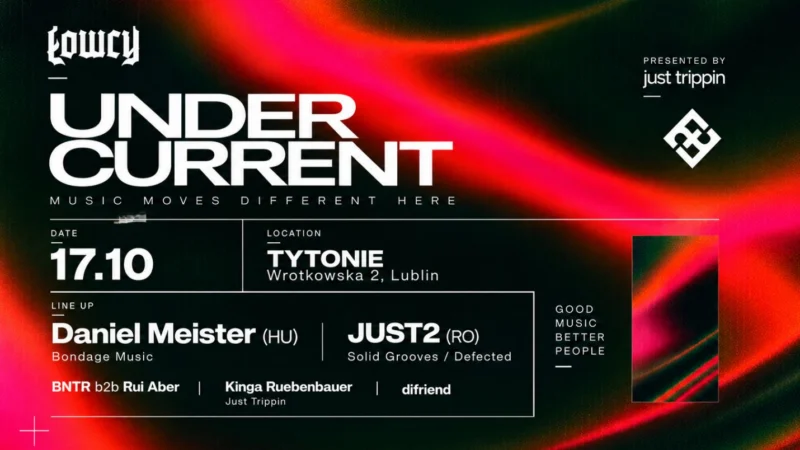 UNDERCURRENT by JUST TRIPPIN w/ Daniel Meister | JUST2 | &more