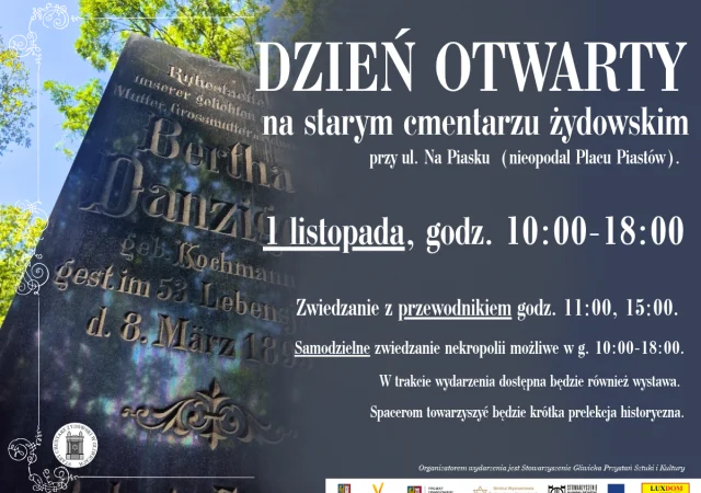 Dzień otwarty na starym cmentarzu żydowskim w Gliwicach