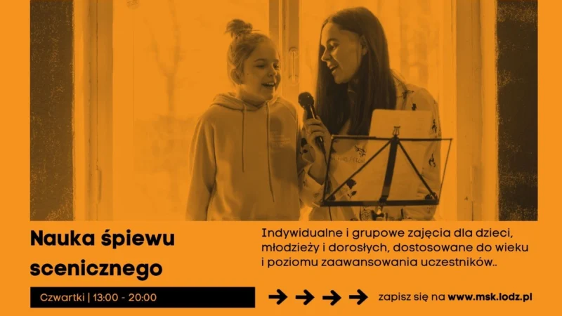 NAUKA WOKALU ESTRADOWEGO//ZAJĘCIA STAŁE//PAŹDZIERNIK 2026