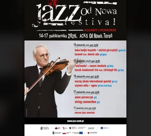 26. JAZZ Od Nowa Festival 2026 w Toruniu