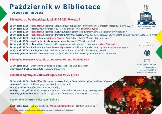 PAŹDZIERNIK w Bibliotece
