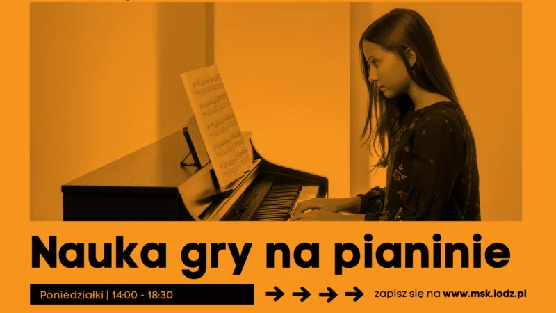 Nauka gry na pianinie // zajęcia stałe // // Dąbrowa // październik 2026