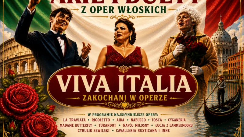 VIVA ITALIA – ZAKOCHANI W OPERZE Najpiękniejsze arie operowe i przeboje włoskie