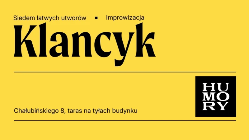 Klancyk gra 7 Łatwych utworów