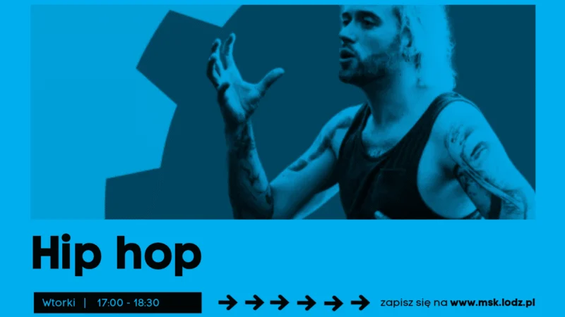 HIP HOP – zajęcia taneczne street dance dla młodzieży 13-17 lat // PAŹDZIERNIK 2026