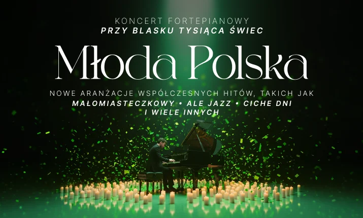Koncert fortepianowy przy świecach: Młoda Polska