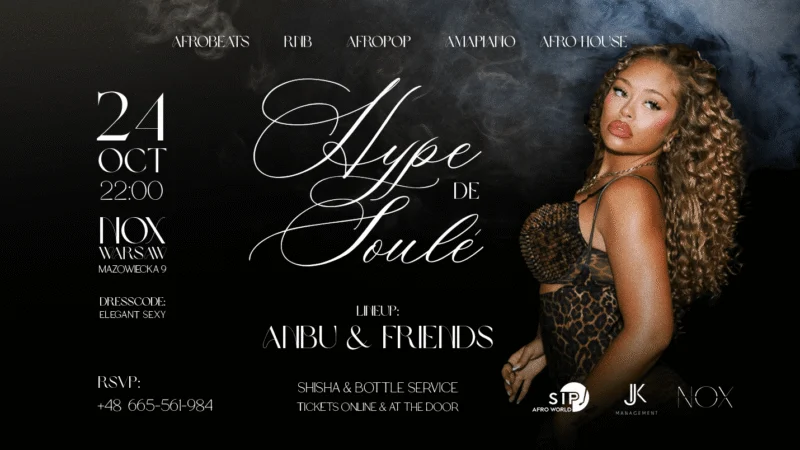 HYPE DE SOULÉ WARSAW – Afrobeats, RnB, Afro house & more