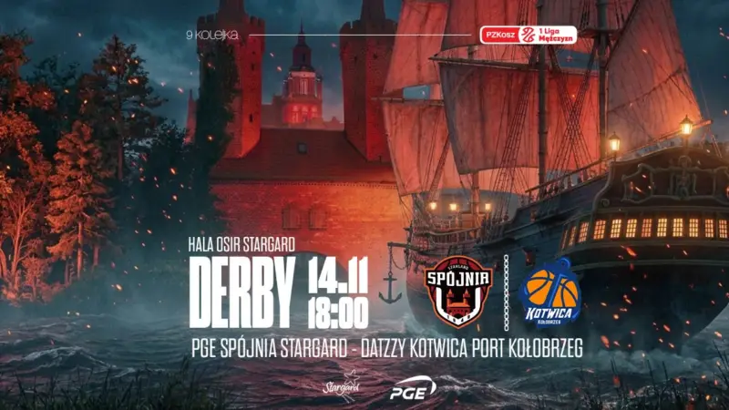 PGE Spójnia Stargard vs Datzzy Kotwica Kołobrzeg