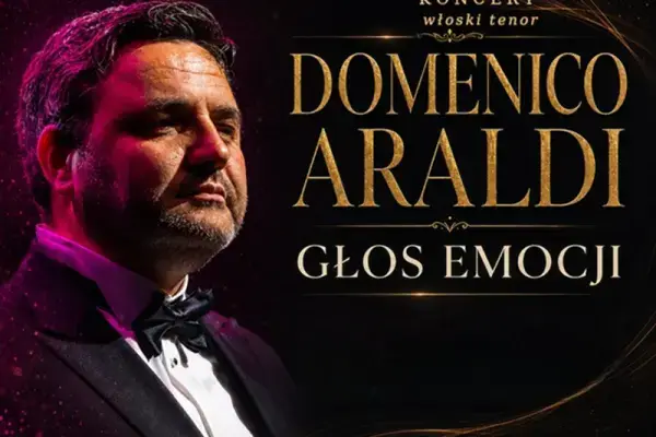 Głos emocji – koncert włoskiego tenora Domenico Araldi