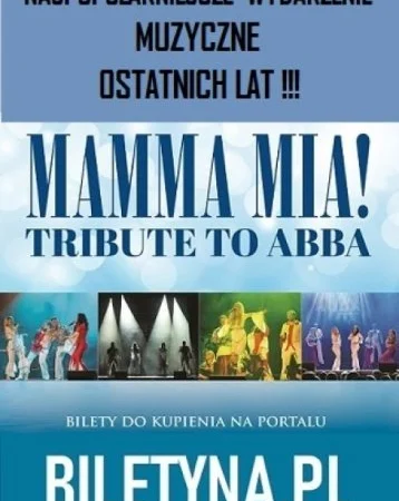Widowisko „Mamma Mia! Tribute to ABBA” w Zielonej Górze (Aula UZ)