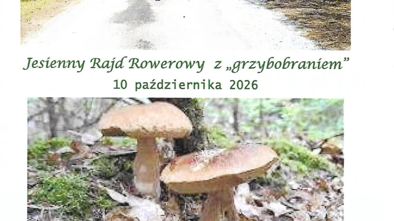 JESIENNY RAJD ROWEROWY Z „GRZYBOBRANIEM”