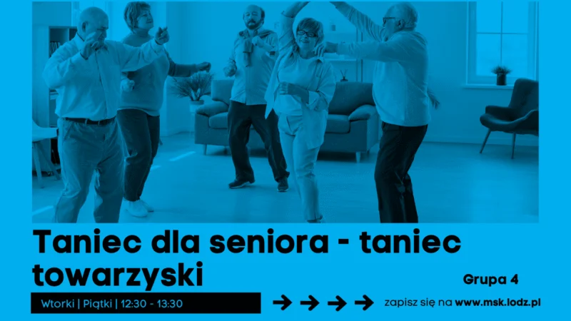 Taniec dla Seniora gr.4 taniec towarzyski/Karolew/zajęcia stałe/październik 2026