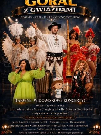 Góral z Gwiazdami w Wieruszowie – Widowiskowe Show Muzyczno-Kabaretowe