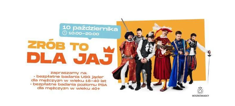 „Zrób TO dla jaj i sprawdź swoje zdrowie!” – bezpłatne badania dla mężczyzn