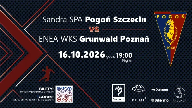 Sandra Spa Pogoń Szczecin vs Enea WKS Grunwald Poznań