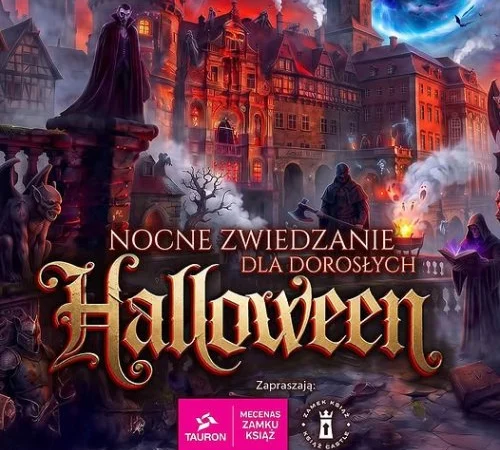Nocne Zwiedzanie Halloween dla Rodzin z Dziećmi w Zamku Książ