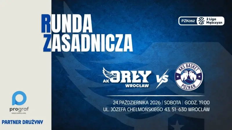 AK Orły Wrocław vs Enea Basket II Poznań