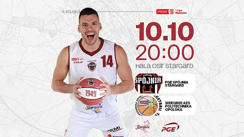 PGE Spójnia Stargard vs Weegree AZS Politechnika Opolska