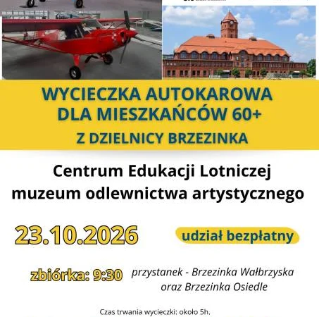 Wycieczka autokarowa 60+ I Brzezinka I GBO 2026