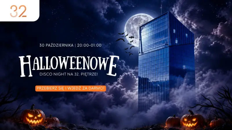 Halloweenowe Disco Night na 32. piętrze