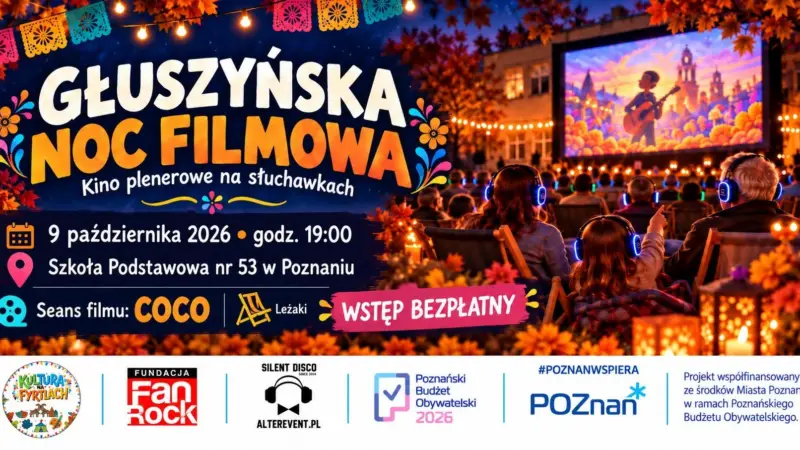 Głuszyńska Noc Filmowa – „Coco” na słuchawkach