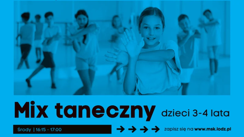 Mix taneczny dla dzieci w wieku 3-4 lat // Dąbrowa // zajęcia stałe // październik 2026