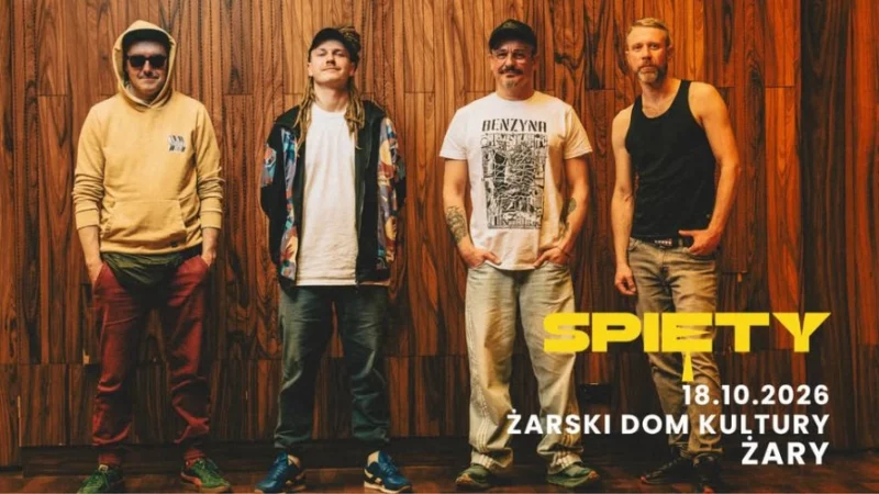 Spięty w Żarach – Koncert w Żarskim Domu Kultury [18 października]
