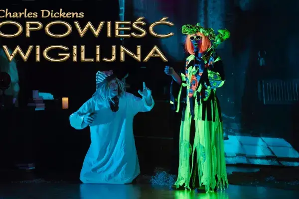 Spektakl świąteczny dla dzieci w technice UV