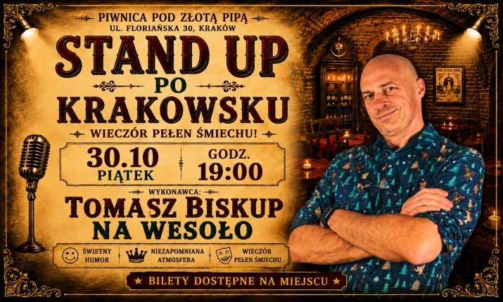 STAND UP PO KRAKOWSKU – TOMASZ BISKUP