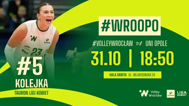 #VolleyWrocław vs UNI Opole