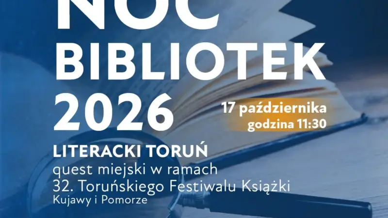 Noc Bibliotek 2026 | quest miejski „Literacki Toruń”