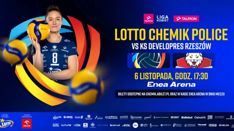 LOTTO CHEMIK POLICE vs KS Developres Rzeszów