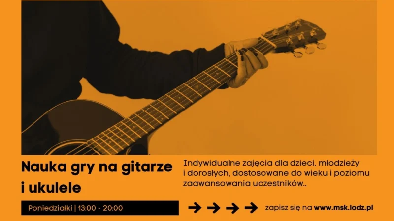 NAUKA GRY NA GITARZE /UKULELE// ZAJĘCIA STAŁE//PAŹDZIERNIK 2026