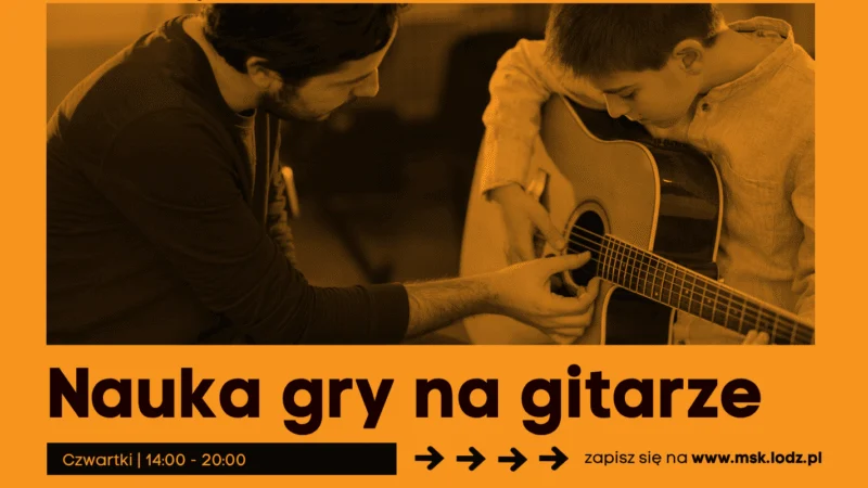 Nauka gry na gitarze //zajęcia stałe// Dąbrowa // październik 2026
